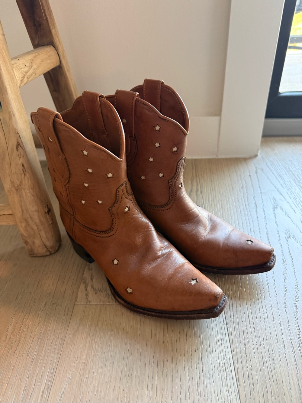 Ranch Road Boots - Presido Short Cognac Cowgirl Boots